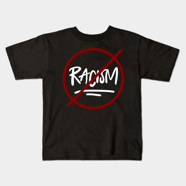 No racism Kids T-Shirt by viovi